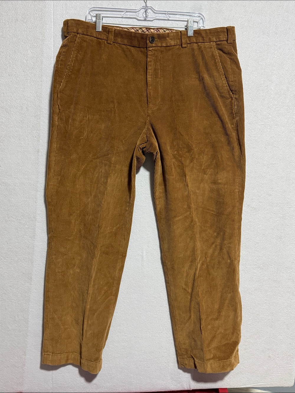Brooks Brothers Men's Corduroy 100% Cotton Pants in Honey Brown